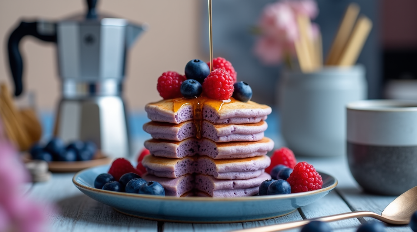 Taro Flavored Pancake